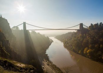 FILE PICTURE - Clifton Suspension Bridge in Bristol.  Vast vaults discovered under the Clifton Suspension Bridge have opened to the public for the first time.  The 12 vaulted chambers were found in 2002, nearly 160 years after the crossing was opened in Bristol.  It was assumed for decades that the massive two-storey abutments which support the bridge towers were solid stone or filled with stone.  Now, after drilling through 2m (6.5ft) stonework and installing a doorway, two chambers have been opened for tours.