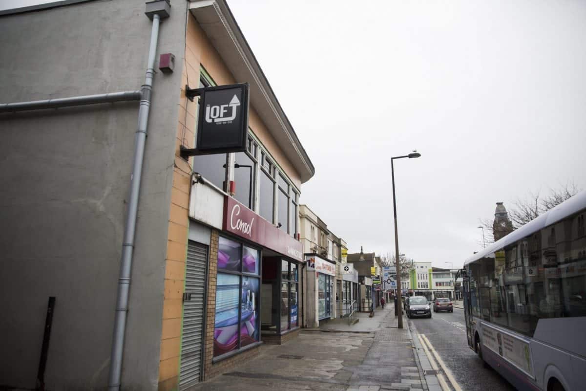 The Loft nightclub in Weston-super-Mare, Somerset. See SWNS story SWOLIVE; A woman has been publicly shamed by a nightclub after her "racist" 3am Facebook rant about being barred by an 'olive-skinned' doorman backfired. Foul-mouthed Deborah Smith, 44, penned her abusive tirade after being refused entry to The Loft for being drunk. But instead of apologising the club, in Weston-super-Mare, Somerset, declared she was permanently barred with a caustic takedown. They described her as 'a dim racist' and shamed her further by asking if she would only be satisfied if they used a 'colour chart' when interviewing door staff.  Their waspish response was shared hundreds of times on social media before being taken down.  In her original post, penned at 3.30am on Saturday, Smith questioned the bouncer's motives for turning her away. In a message littered with swear words and spelling errors, she raged: ""Why???? Because some foreign t**t says I was too p***ed to enter."