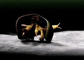 ***EMBARGOED UNTIL 6PM BST, WED APR 26TH (17:00 GMT)***A 507 million-year-old sea monster with can-opener like pincers has been identified for the first time. See NATIONAL story NNMONSTER.  And the strange-looking creature could point to the origin of modern day millipedes, crabs and insects, according to paleontologists.  Canadian scientists have uncovered the new fossil species that sheds light on the origin of mandibulates - the most abundant and diverse group of organisms on Earth, which includes flies, ants, crayfish and centipedes.  The creature, named Tokummia katalepsis by the researchers, is a new and "exceptionally well-preserved" fossilised arthropod - a common group of invertebrate animals with segmented limbs and hardened exoskeletons.  Tokummia documents for the first time in detail the anatomy of early "mandibulates", a sub-group of arthropods which possess a pair of specialised appendages known as mandibles, used to grasp, crush and cut their food.  Study lead author Cedric Aria, a recent graduate of the PhD programme at the University of Toronto, said: "In spite of their colossal diversity today, the origin of mandibulates had largely remained a mystery.