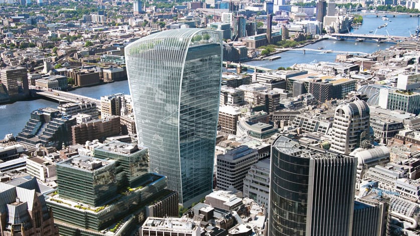 Land Securities LAND Landsec Canary Wharf Group 20 Fenchurch Street Walkie Talkie building