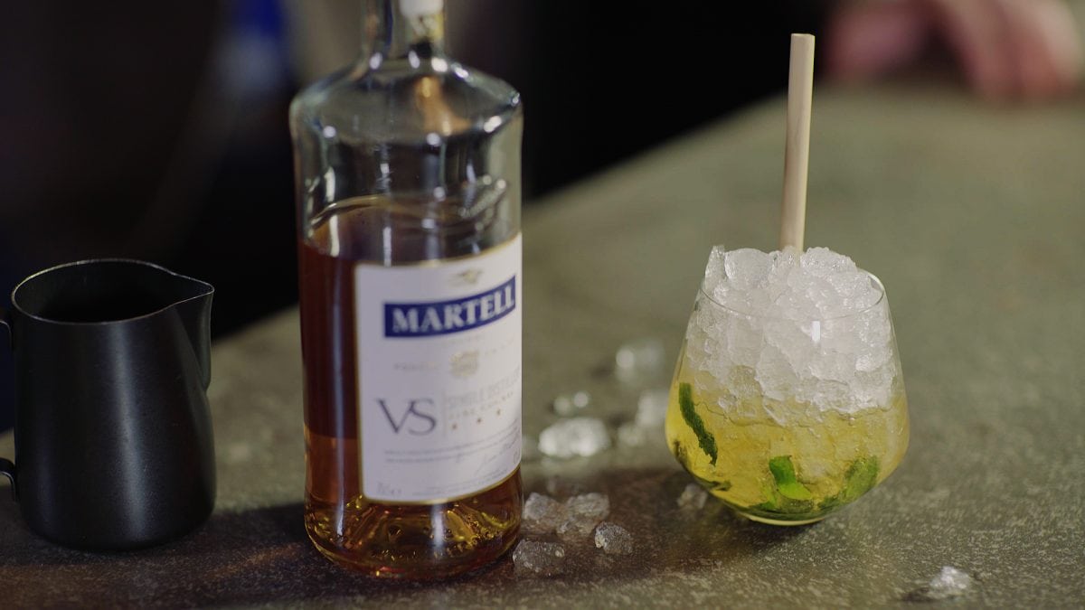 Martell Mint Julep Cocktail