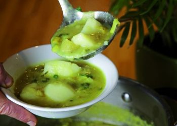 Keith on Food - vegan Leek potato soup