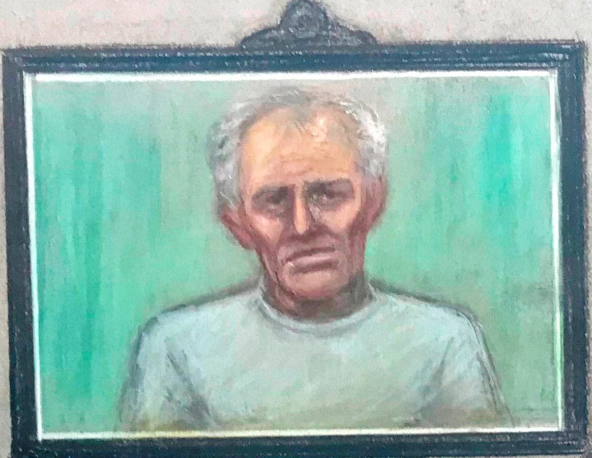 ***TV OUT***Ex-football coach Barry Bennell appearing via videolink has been found guilty by jury at Liverpool Crown Court of multiple sex offences against boys in the 1980s. Bennell, 64, was convicted of 36 charges including indecent assault and serious sexual assaults against boys aged eight to 15. February 13 2018.