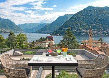 Terrace at Hilton Lake Como
