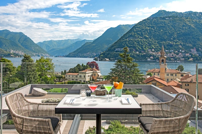 Terrace at Hilton Lake Como