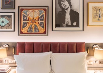One of the bedrooms at the Trafalgar Hilton © 2018 Hilton