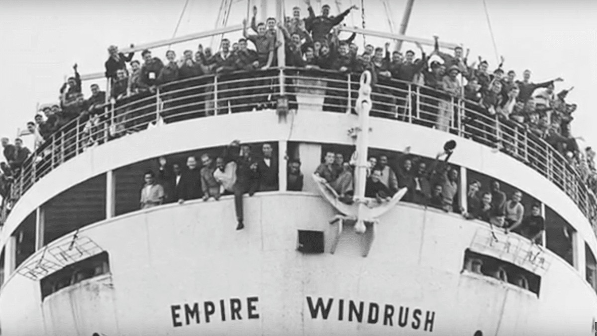 Empire Windrush brought one of the first large groups of postwar West Indian immigrants to the UK in 1948