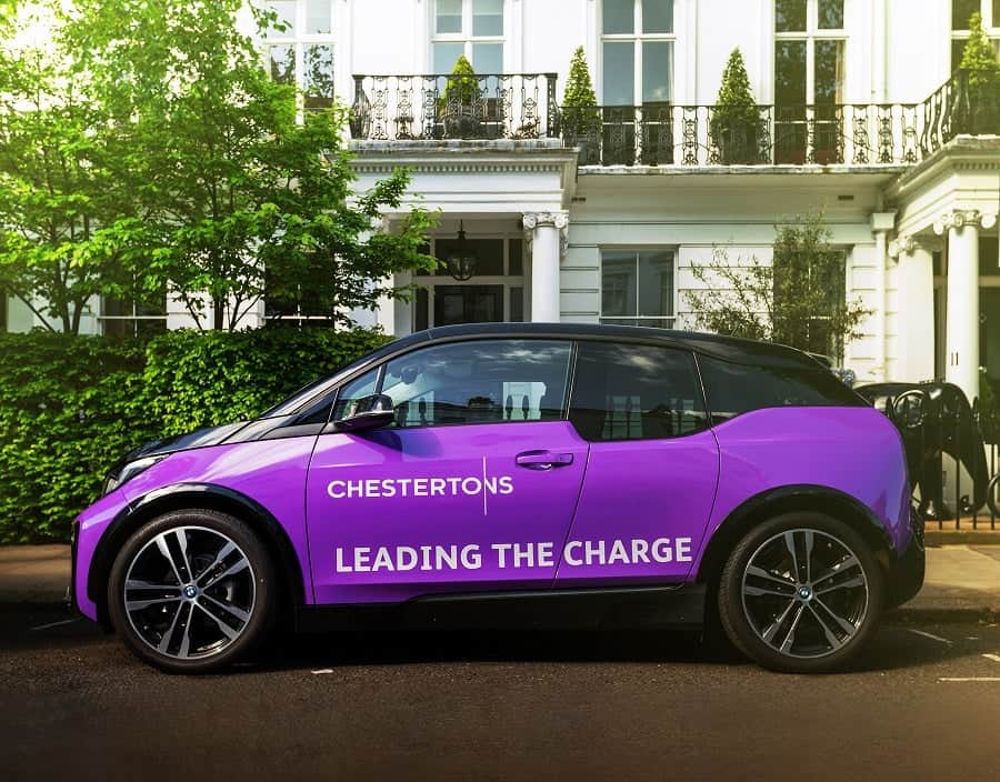 Chestertons branded all-electic BMW i3 - TLE