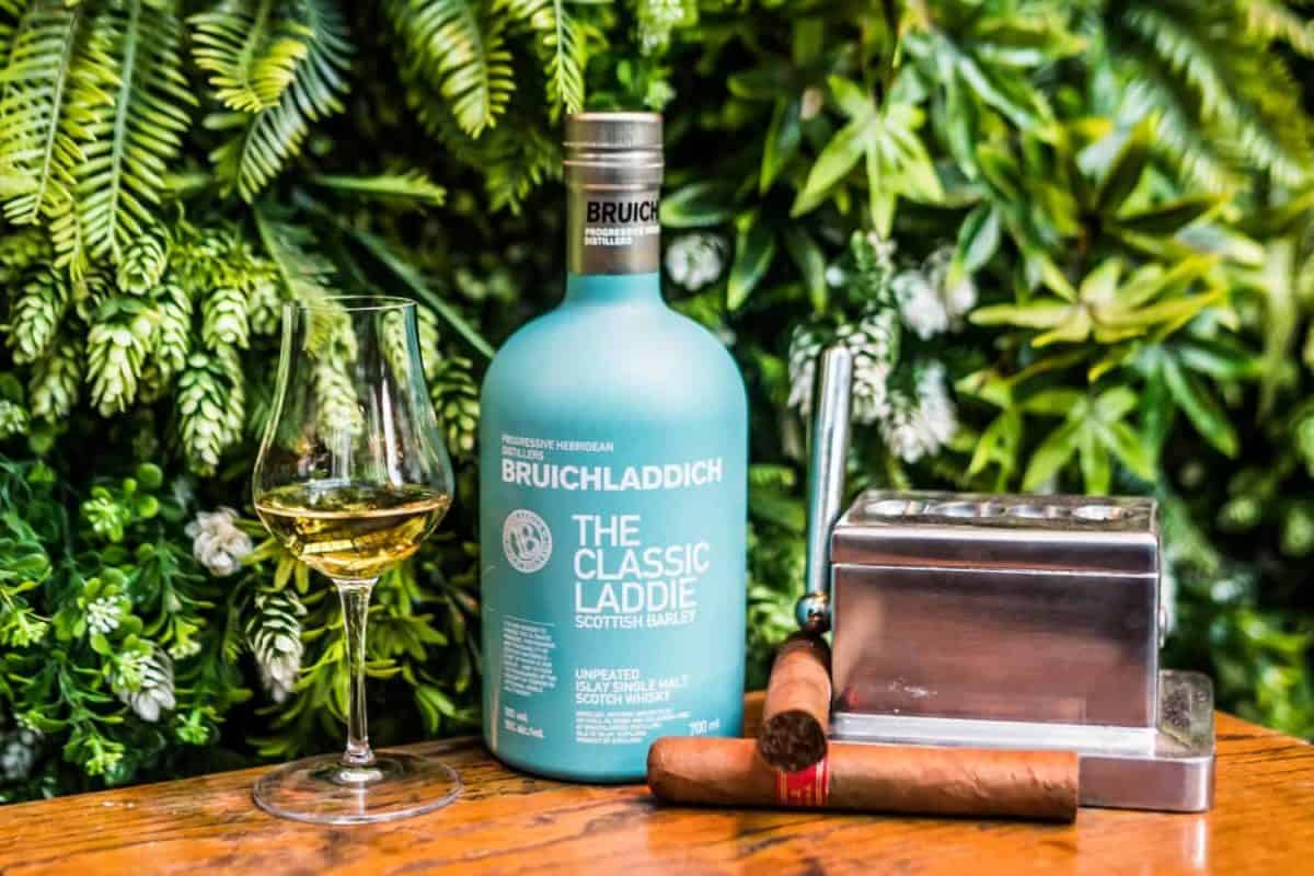 Mr Fogg's Bruichladdich whisky and cigar pairing