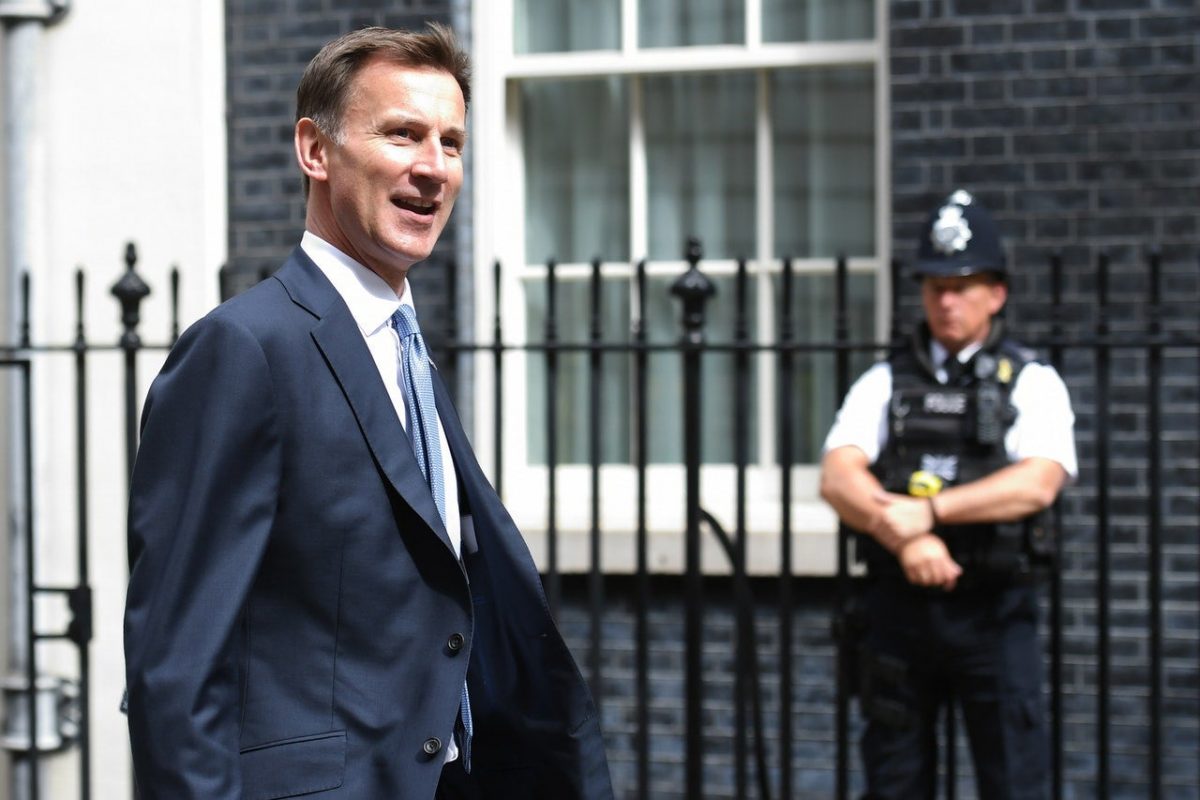 Foreign Secretary Jeremy Hunt arrives in Downing Street for a meeting of the Government’s emergency committee Cobra (Stefan Rousseau/PA)