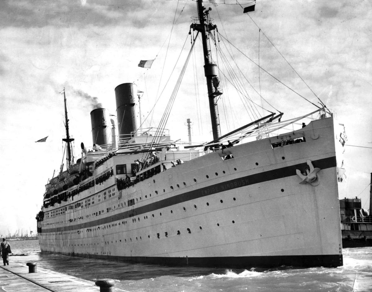 File photo dated 28/03/54 of the Empire Windrush ship. Credit;PA