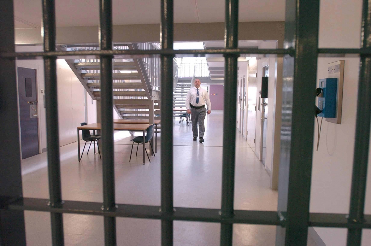 Picture shows a.cell block in the new HMP Bronzefield (womens prison)in Ashford Middx. CreditPA
