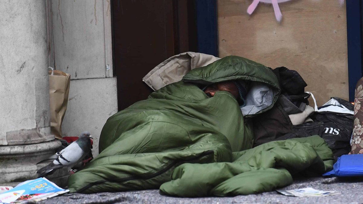 homeless person (PA)