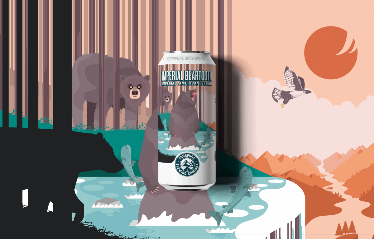 Fourpure Imperial Beartooth Imperial American Brown Ale