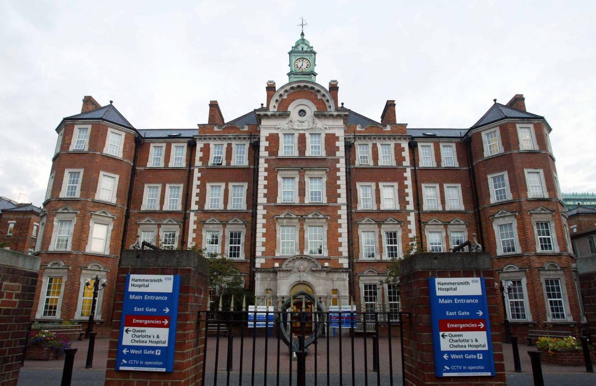 The Hammersmith Hospital in London where British Prime Minister Tony Blair is having medical treatment for a recurring heart condition.