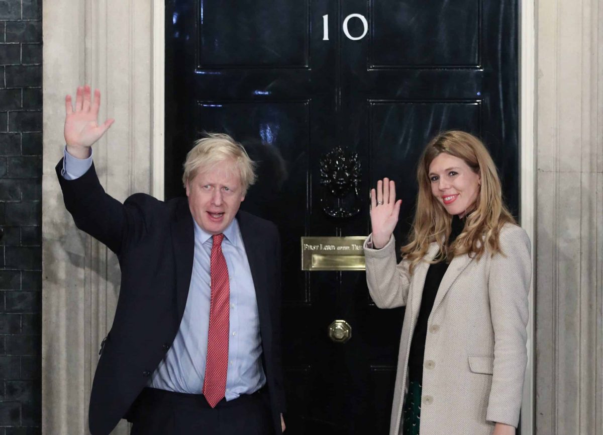 File photo dated 13/12/19 of Prime Minister Boris Johnson and his girlfriend Carrie Symonds arriving in Downing Street after the Conservative Party was returned to power in the General Election. Businesses in the UK are planning to spend £1.7 billion over the next two years after the Conservatives' victory in December's general election removed Brexit uncertainty, a survey has revealed.