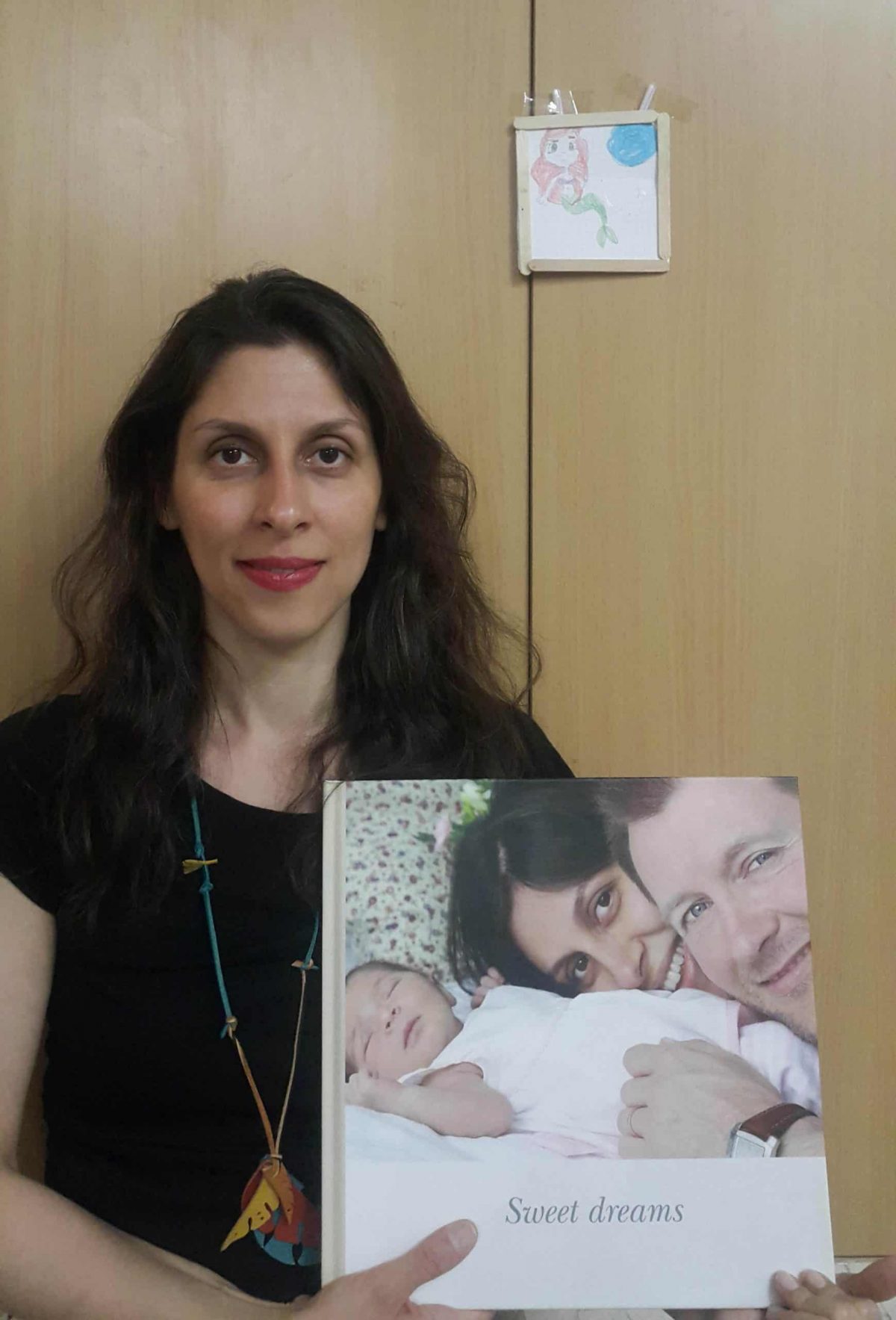 Free Nazanin Campaign handout photo of Nazanin Zaghari-Ratcliffe, the Britsh-Iranian woman jailed in Iran, after she was released temporarily on furlough for two weeks until April 4 by the government in Tehran because of the coronavirus outbreak, her husband said.