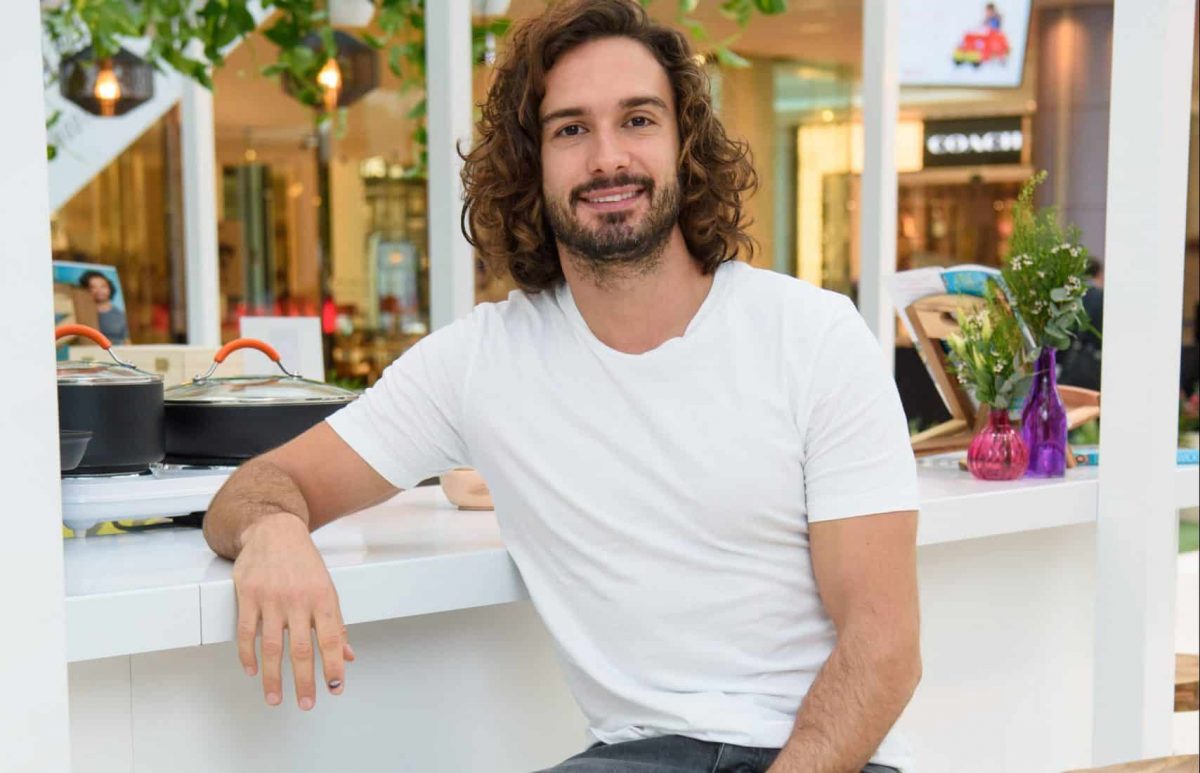 Joe Wicks unveiling the Lifestyle Lab pop-up, at Westfield shopping centre in London. The new wellness space features the Joe Wicks Cafe, the first dining destination from the Body Coach.