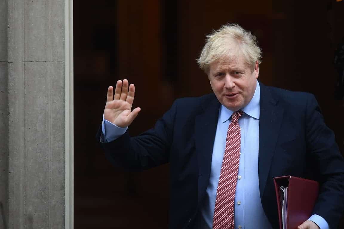 Prime Minister Boris Johnson leaves 10 Downing Street, London, for the House of Commons for Prime Minister's Questions.