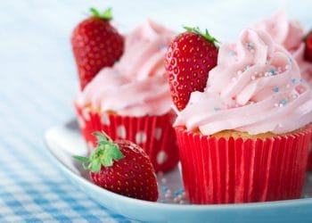 Alzheimer's Society Cupcake Day Very Berry Vegan Cupcake