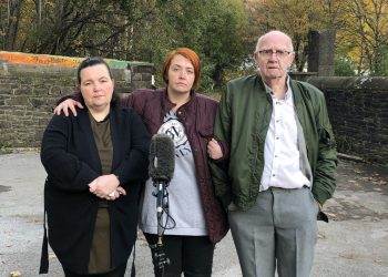 Undated handout photo issued by Channel 4 News of (left to right) Claire Lewis, Debbie Mountjoy and David Lewis, who have spoken of their devastation and urged people to take Covid-19 seriously after losing their mother and her two sons to the virus.