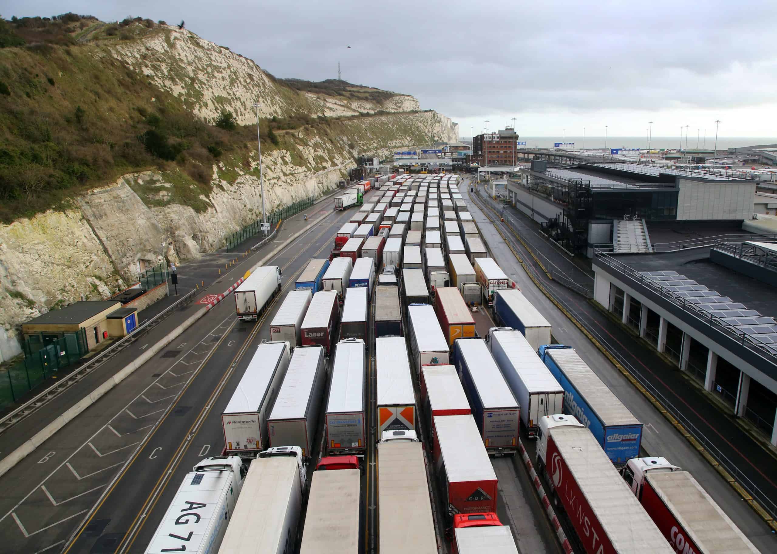 BBC Reality Check team confirms: Dover Lorry queues ARE down to Brexit