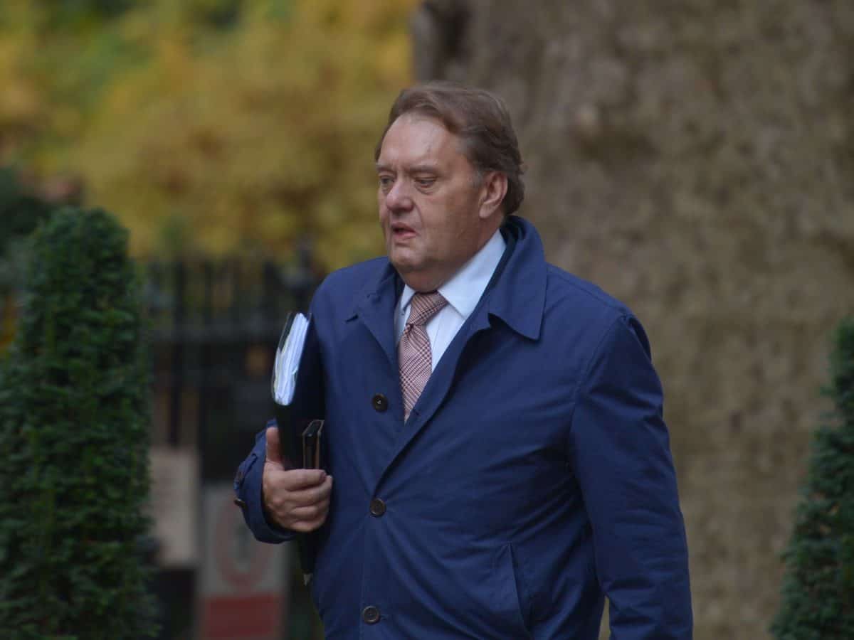 Conservative MP John Hayes arrives in Downing Street, London.