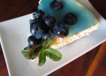 How To Make: Blueberry Baked Cheesecake