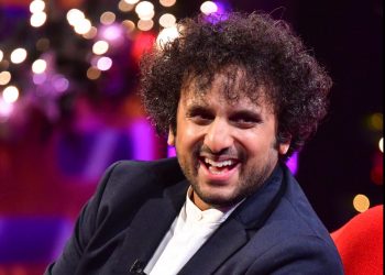 EMBARGOED TO 0001 TUESDAY DECEMBER 29 EDITORIAL USE ONLY Nish Kumar during the filming for the Graham Norton Show at BBC Studioworks 6 Television Centre, Wood Lane, London, to be aired on BBC One on 31 December.