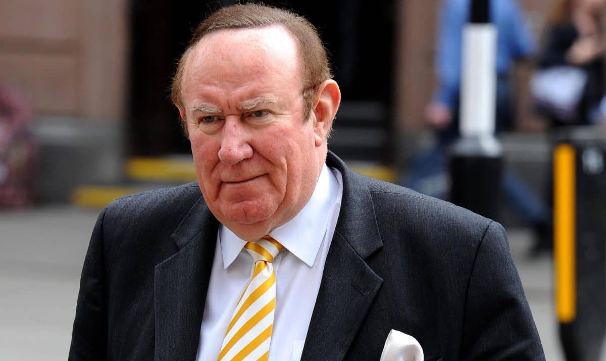 Andrew Neil is launching  GB news. Credit;PA