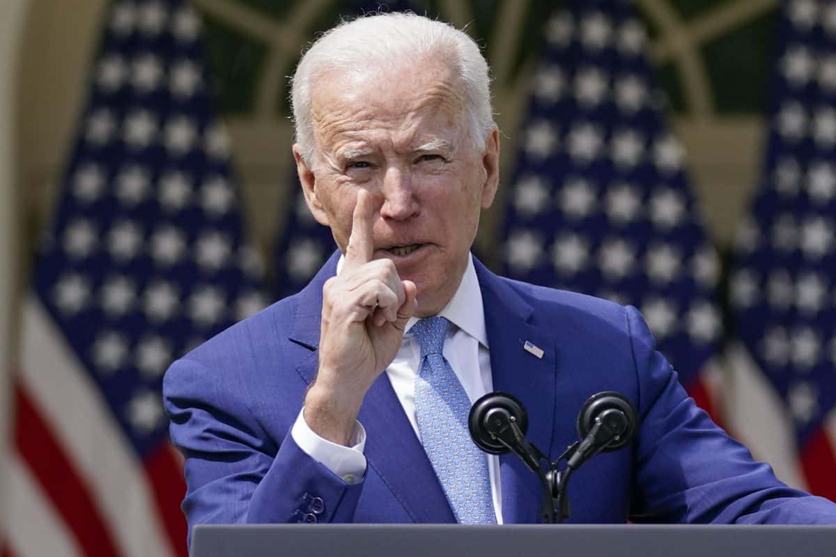 US president Joe Biden. AP Photo/Andrew Harnik