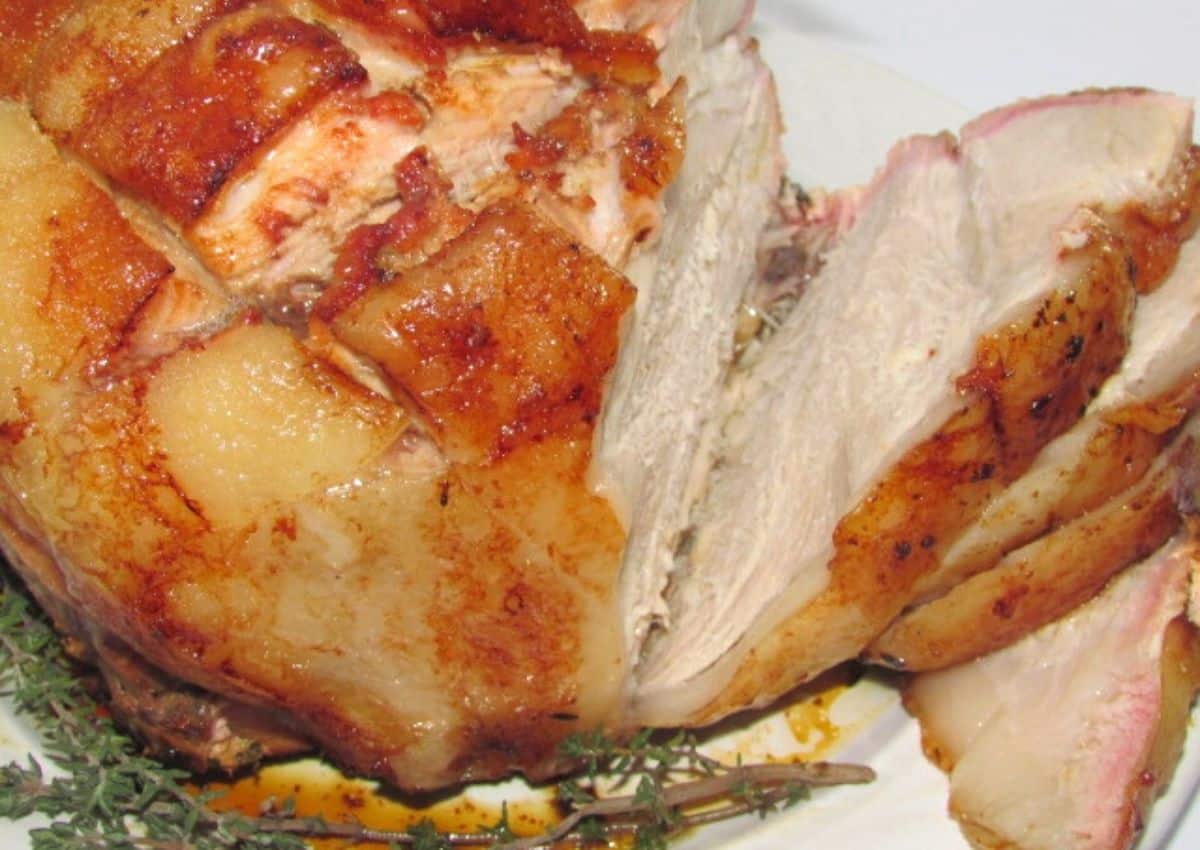 How To Make: Tender Roast Leg of Pork with Honey Mustard Glaze