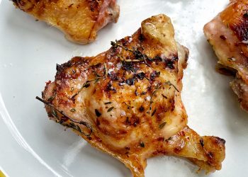 Chicken thighs recipe landscape