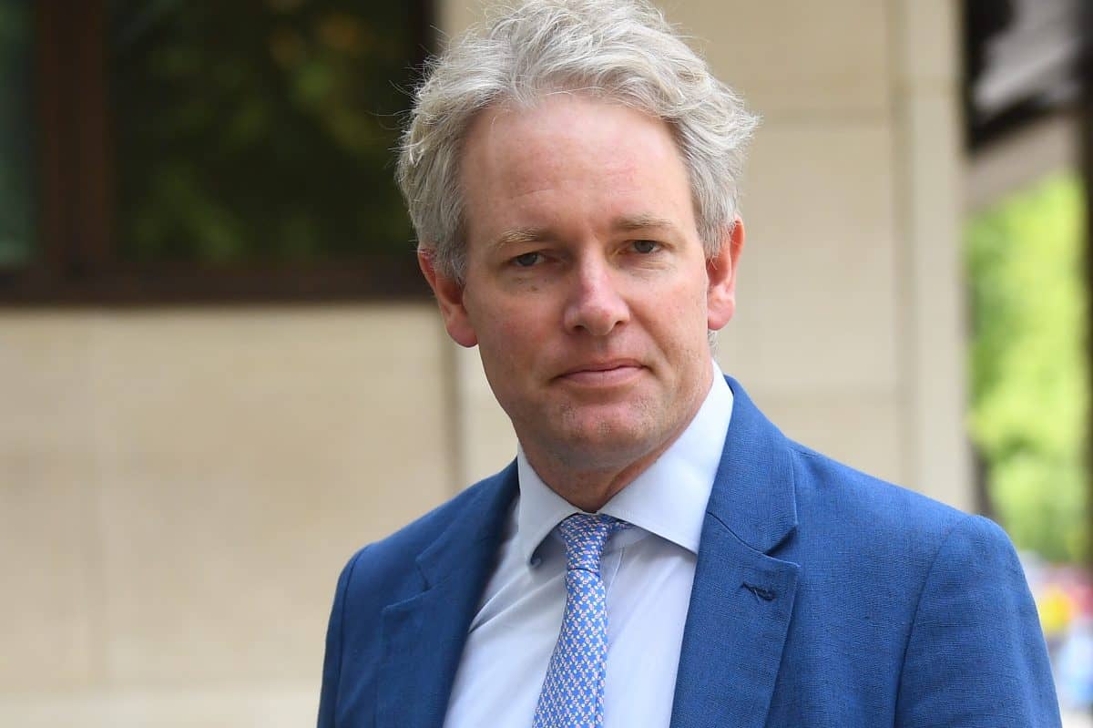 Conservative party MP Danny Kruger arrives at Westminster Magistrates' Court, London, where he is appearing on charges after his dog allegedly chased deer in Richmond Park, south west London, "causing them to stamped around a large number of people, including children." Picture date: Monday June 7, 2021.