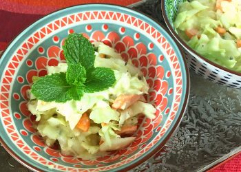 An Authentic Turkish Cabbage Salad