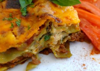 Lasagne With Mince And Spinach