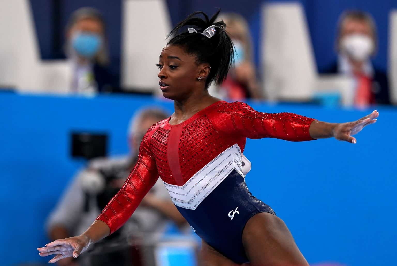 Simone Biles praised for speaking out about mental health struggles.