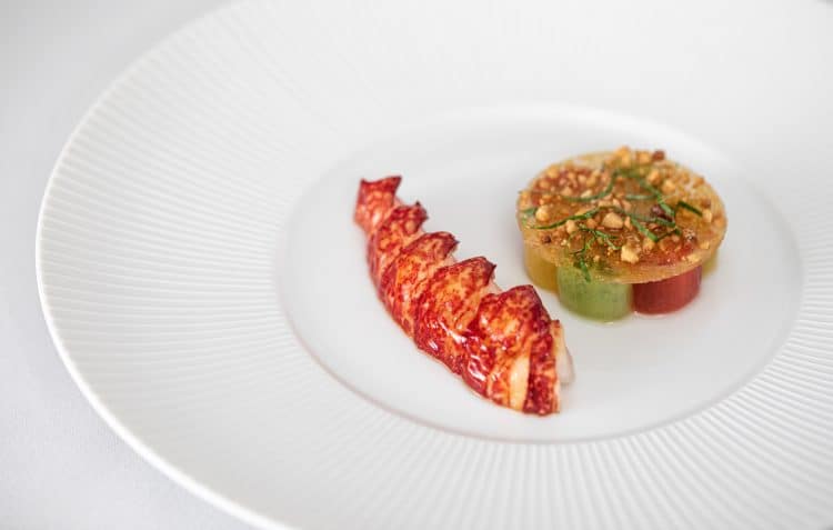 Ormer Mayfair by Sofian Poached lobster