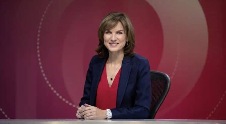 Fiona Bruce BBC Question Time
