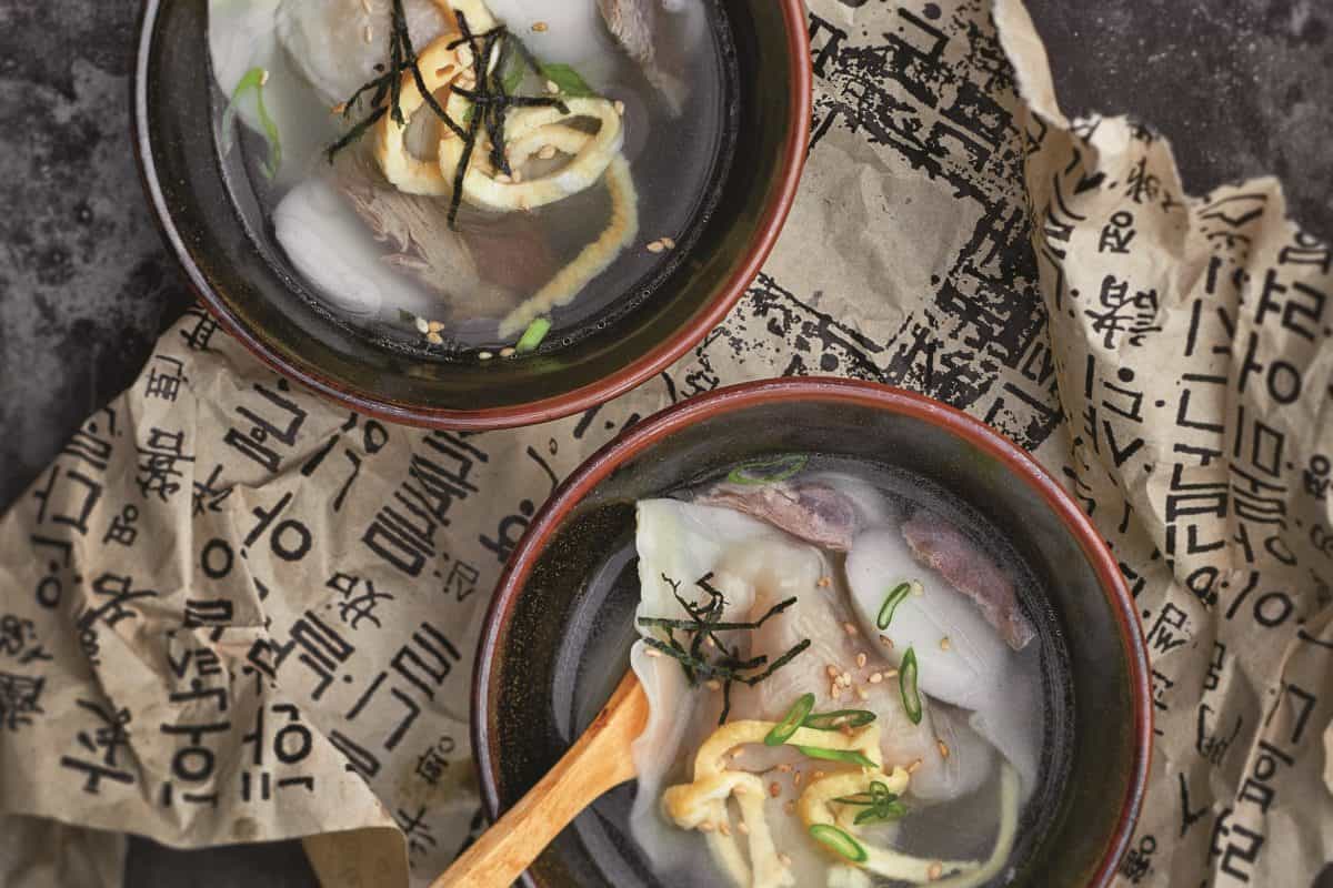 Judy Joo Rice Cake & Dumpling Soup (Dduk Mandu Guk)