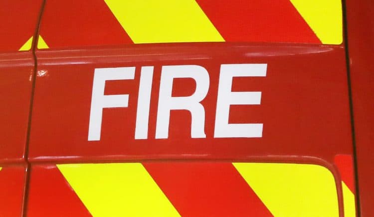 A stock picture of Fire brigade badge logo. PRESS ASSOCIATION Photo. Picture date: Wednesday January 16, 2019. Photo credit should read: Niall Carson/PA Wire
