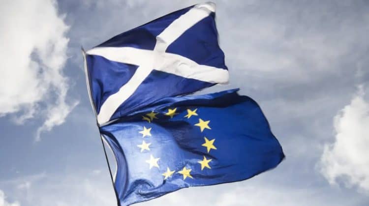 Scotland EU flags brexit