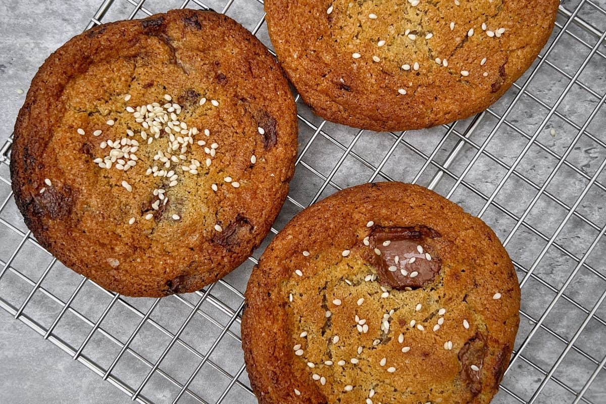 Chocolate chip tahini cookies recipe Jonathan Hatchman