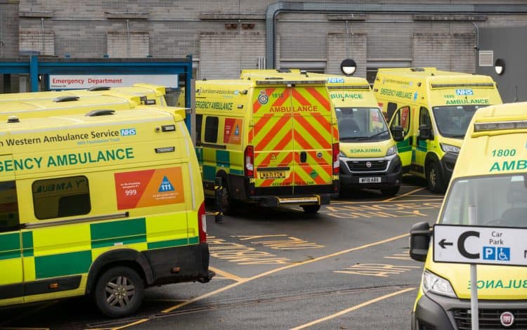 File photo of ambulances outside of the Emergency Department at the Derriford Hospital. Credit:SWNS