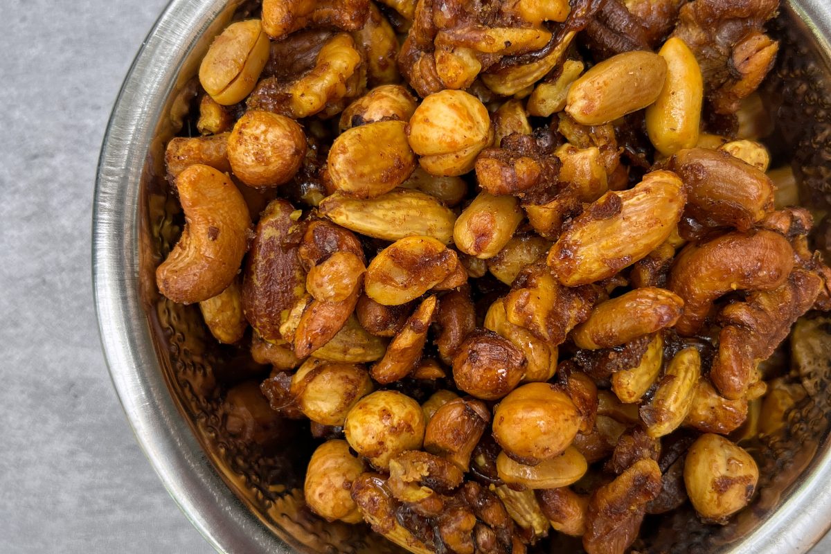 Spiced roasted nuts Jonathan Hatchman