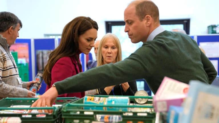 William and Kate food bank